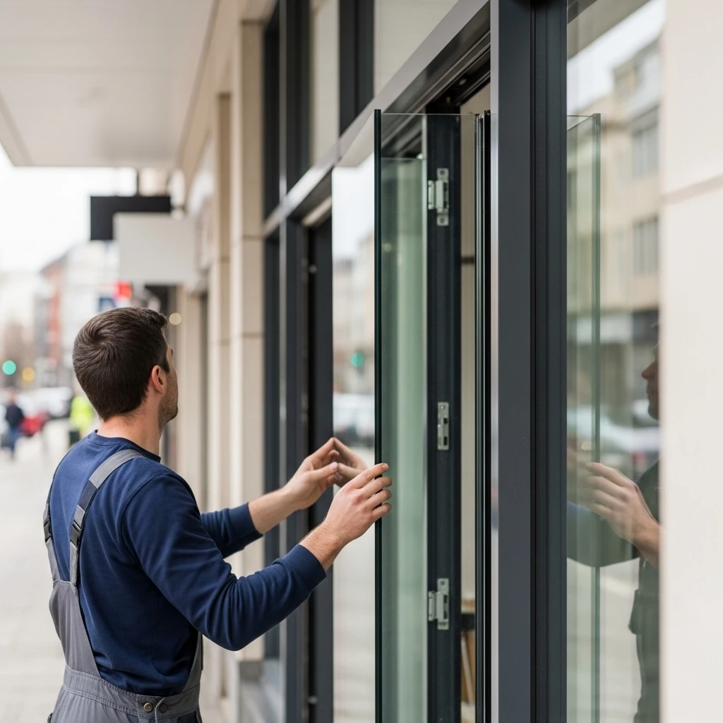 Vitrier pour pose et remplacement de vitrine à Mons