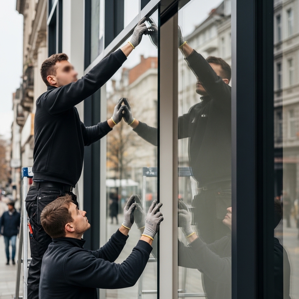 Vitrier pour pose et remplacement de vitrine à Mons