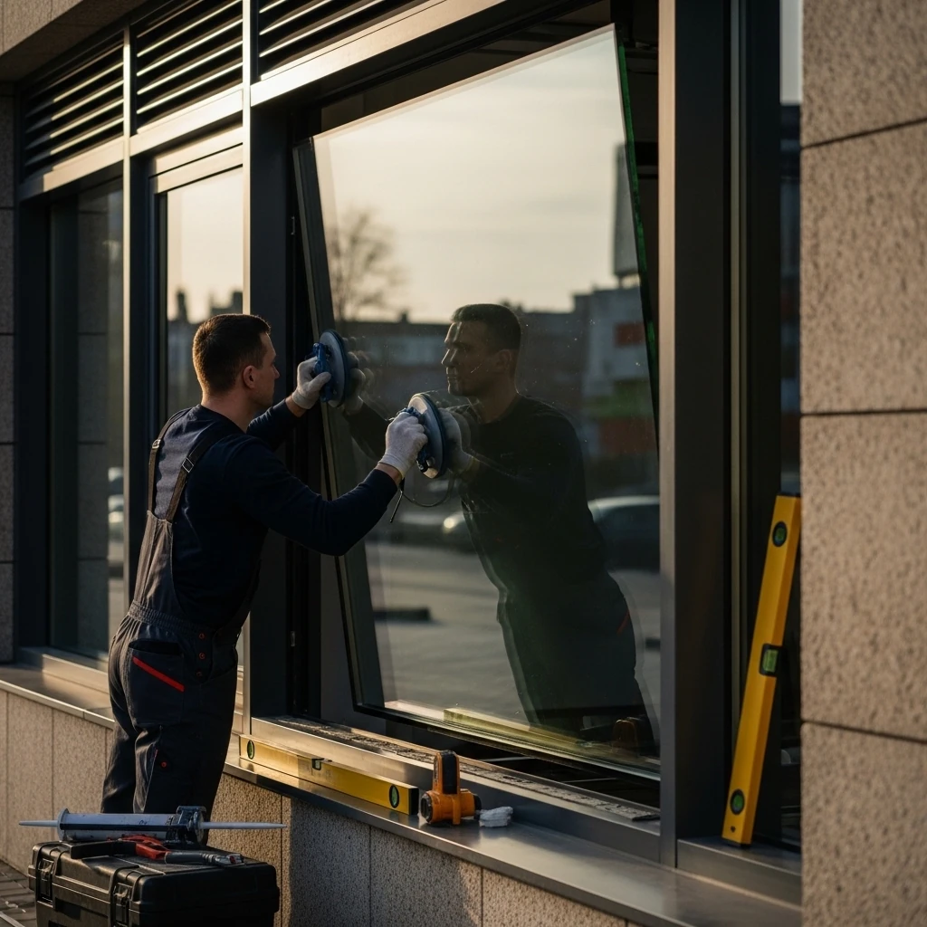 Remplacement de vitrine de commerce : un vrai enjeu pour votre façade à Mons